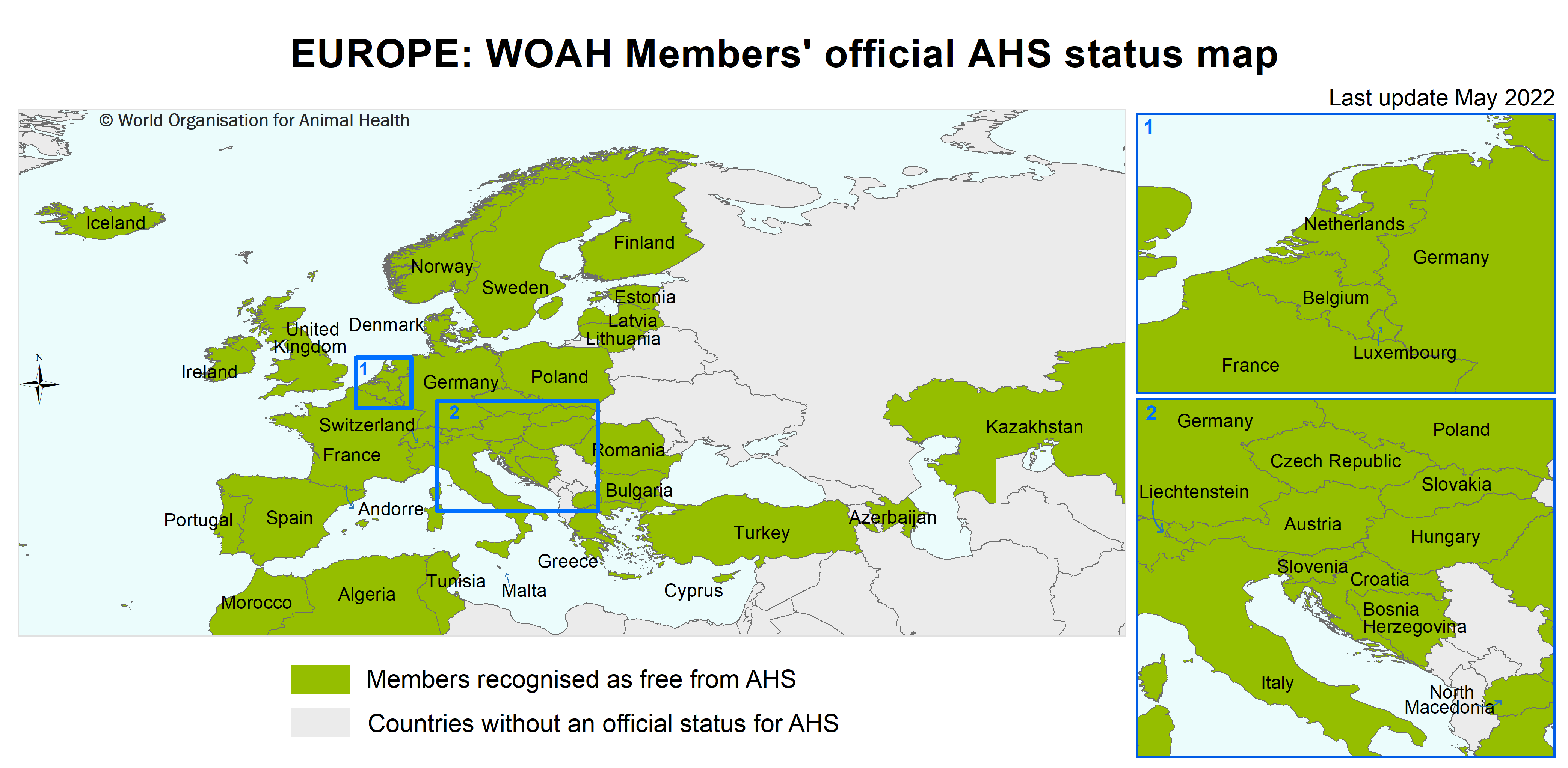 AHS Europe Map