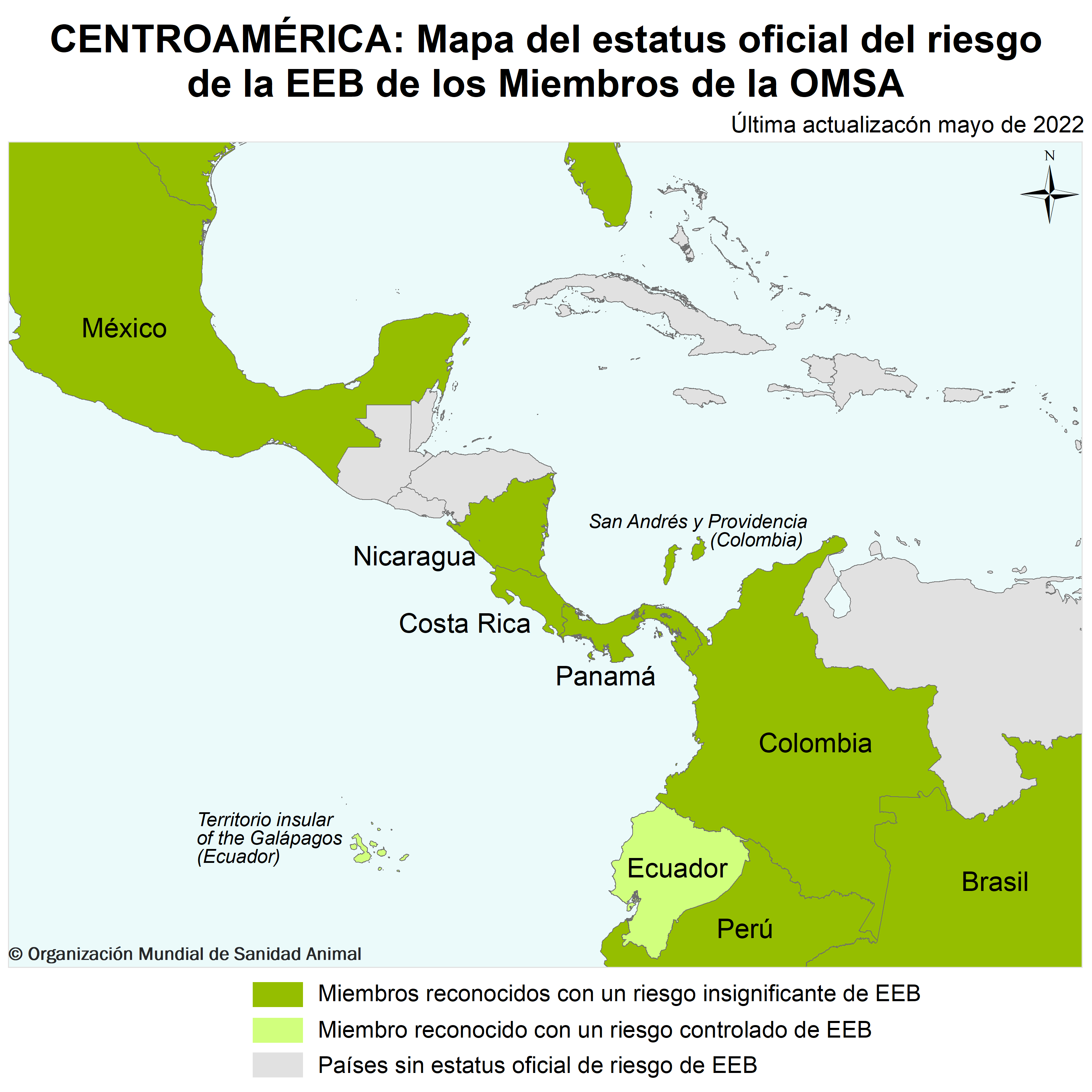 EEB Mapa Central America