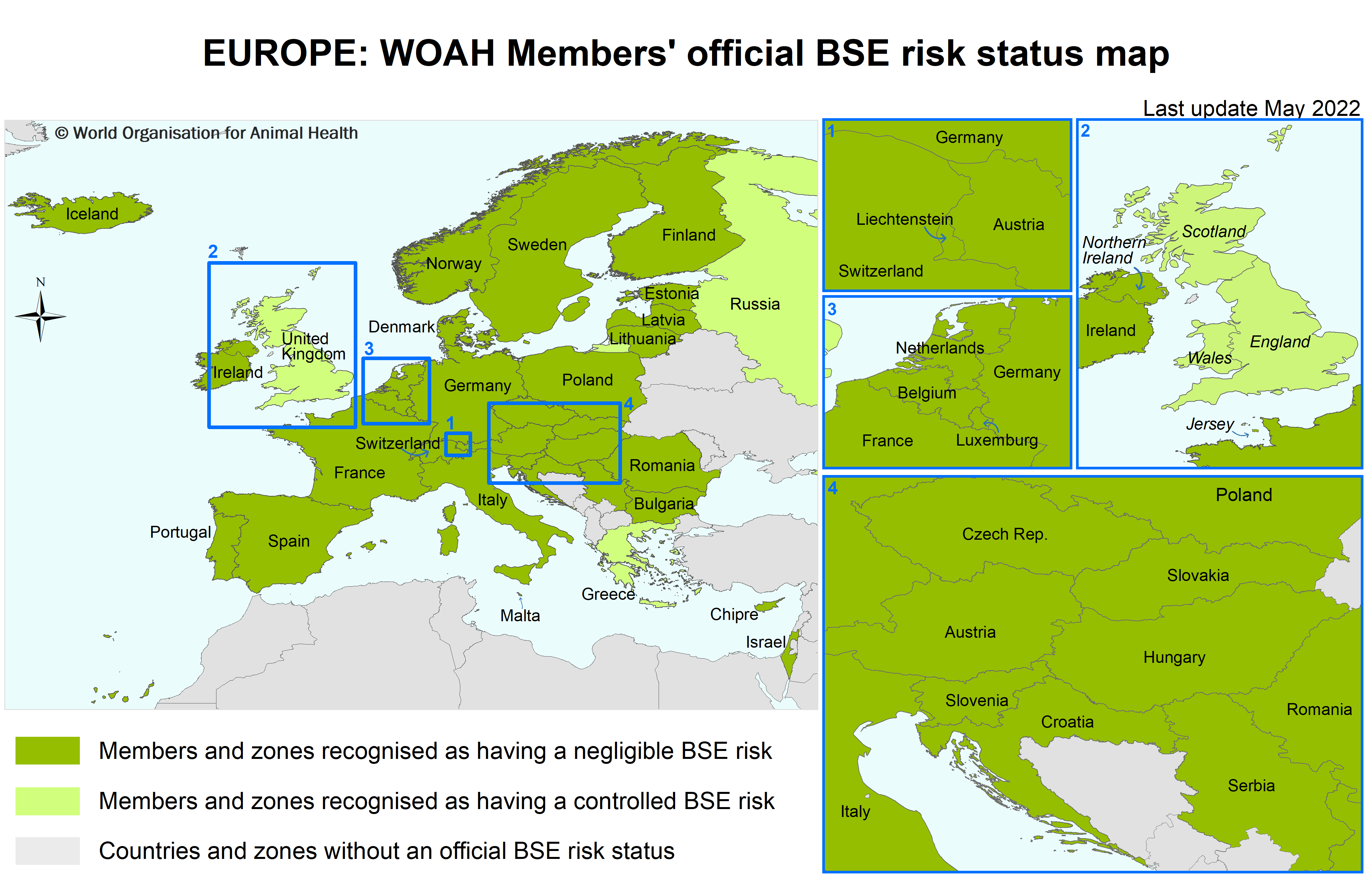 BSE Europe Map