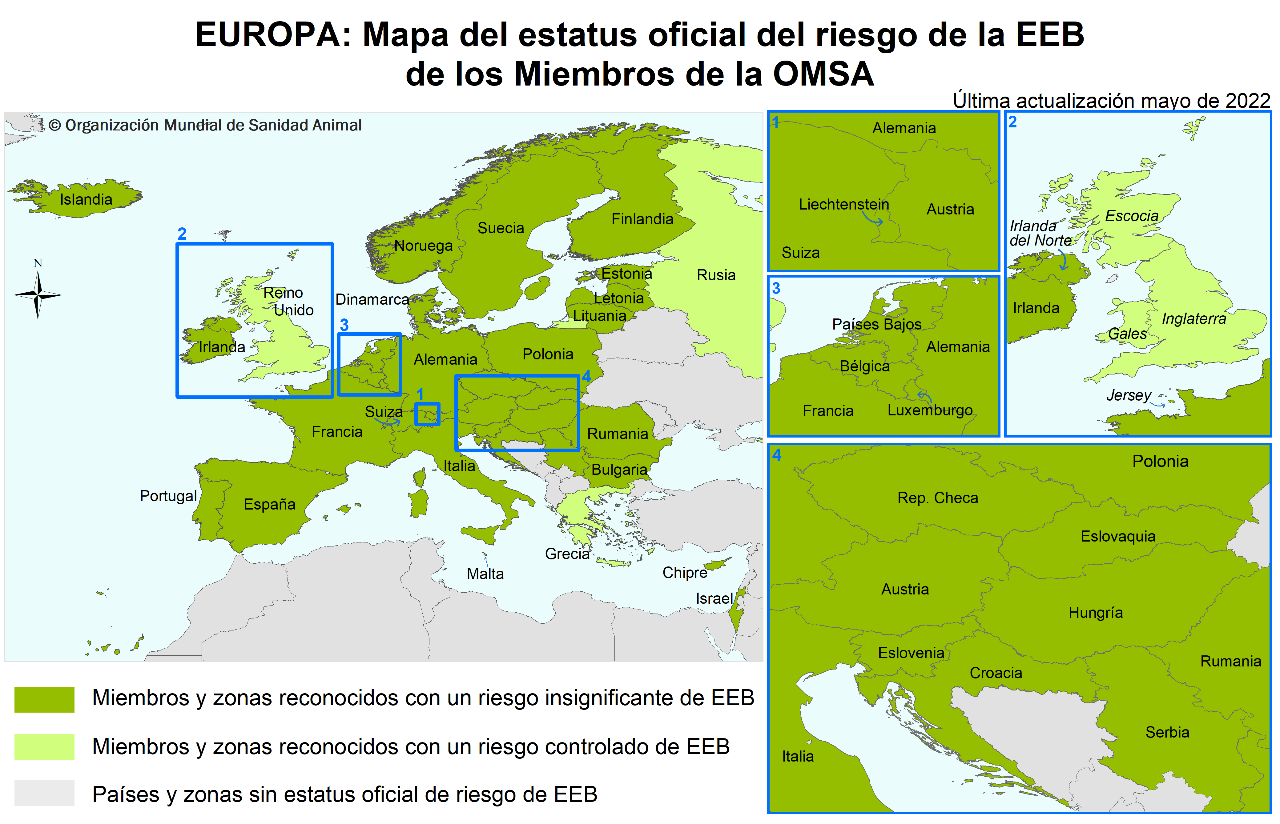 EEB Mapa Europa