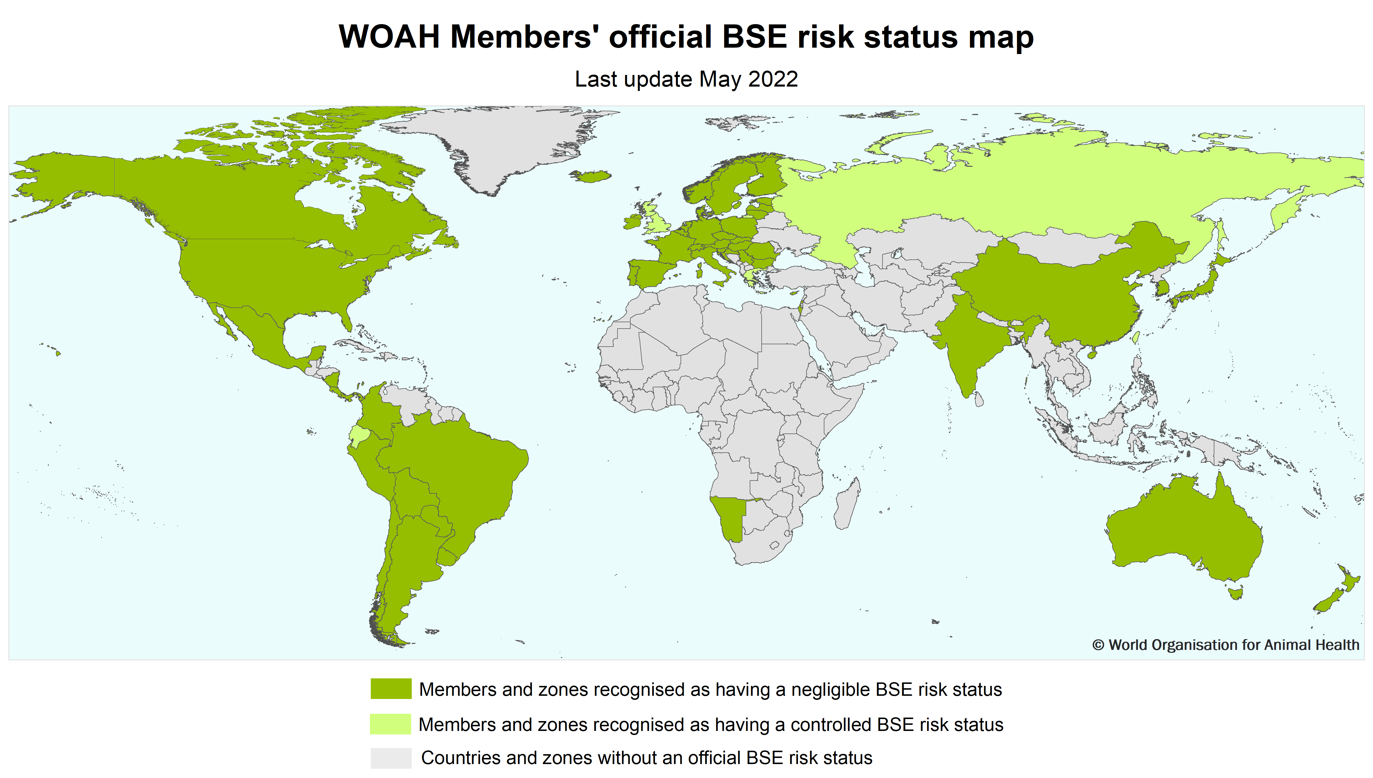 BSE World Map