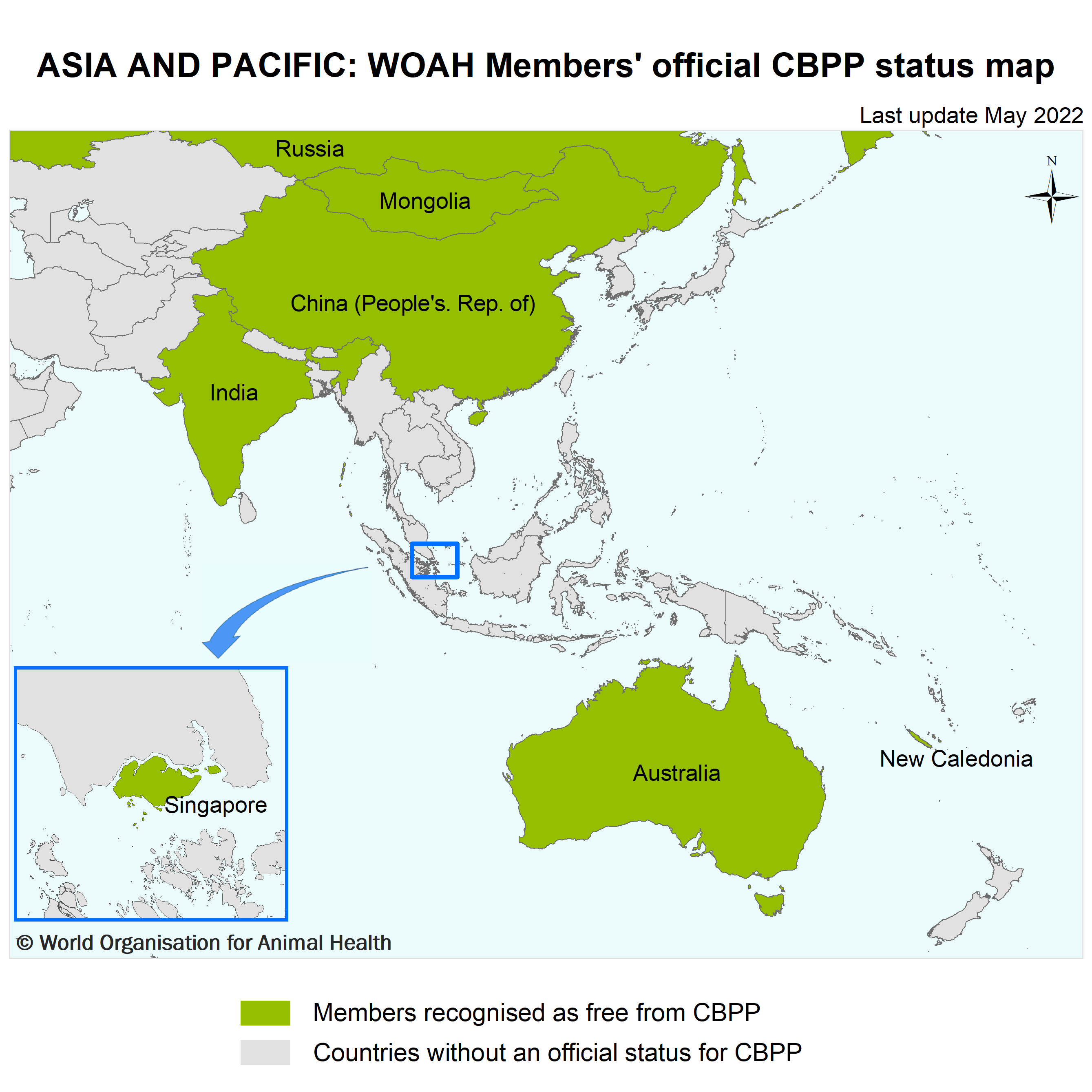 CBPP Asia Pacific Map