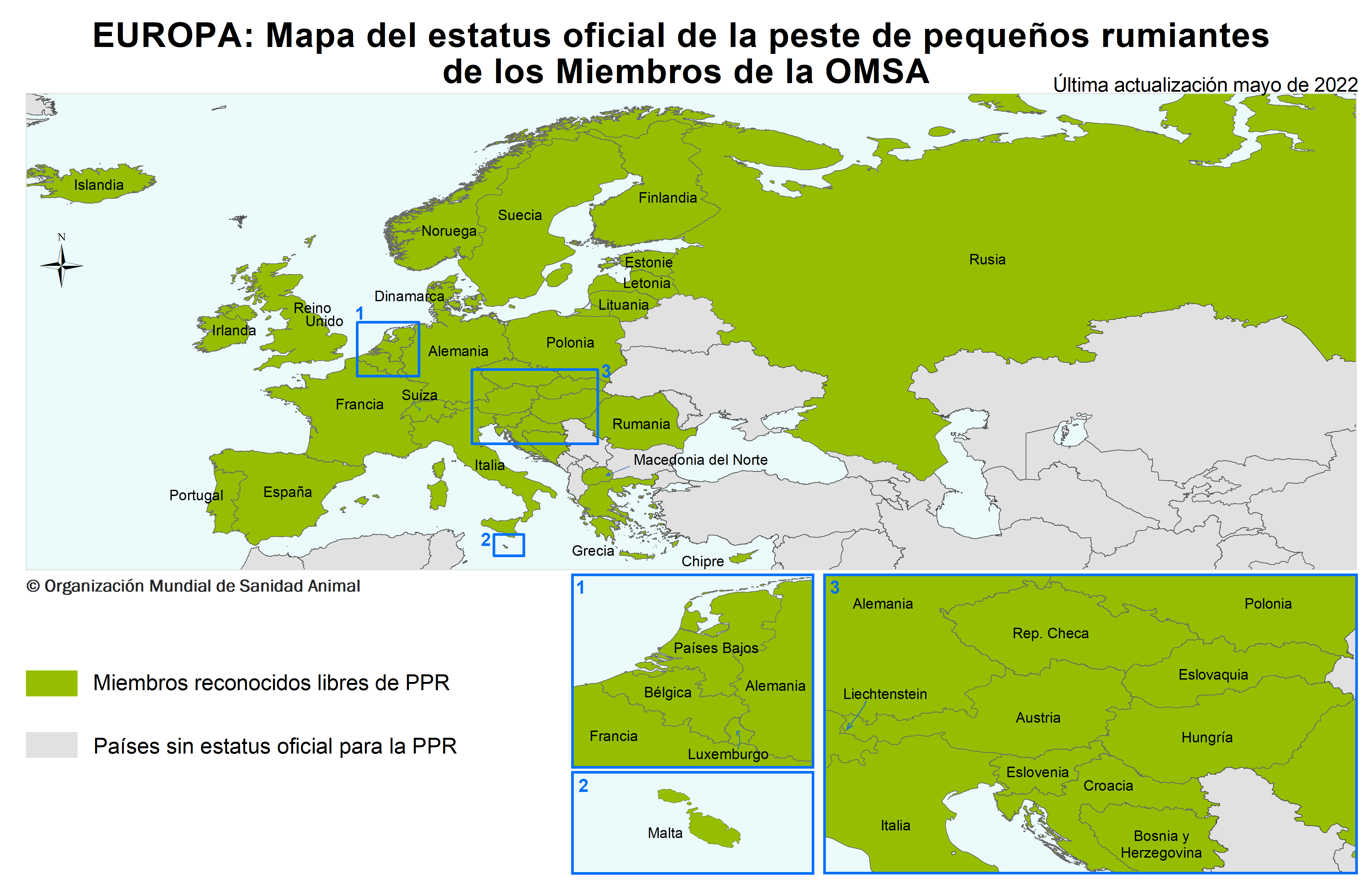 PPR Europa Mapa