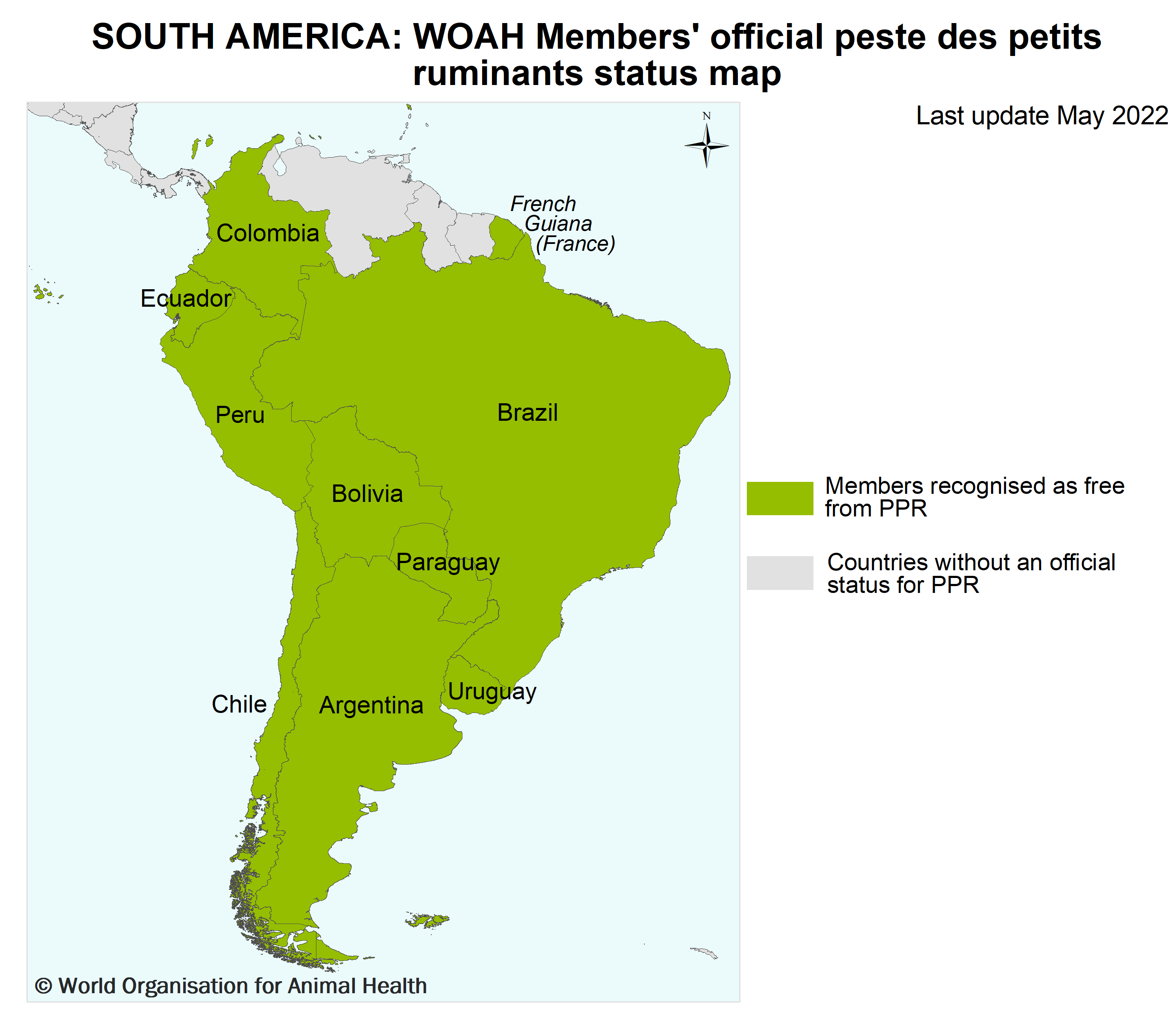 PPR South America Map