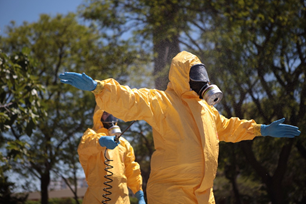 Anthrax_letter to the future_a scientist wearing a PPR kit preparing to respond to a disease outbreak
