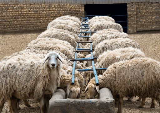 PPR livelihood_a flock of sheep eating